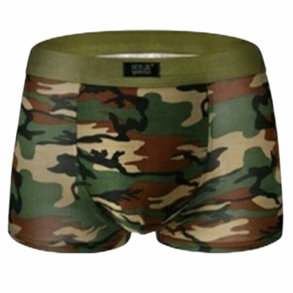 Boxer Briefs Dark Green Camouflage Extra Small - Picture 1 of 4